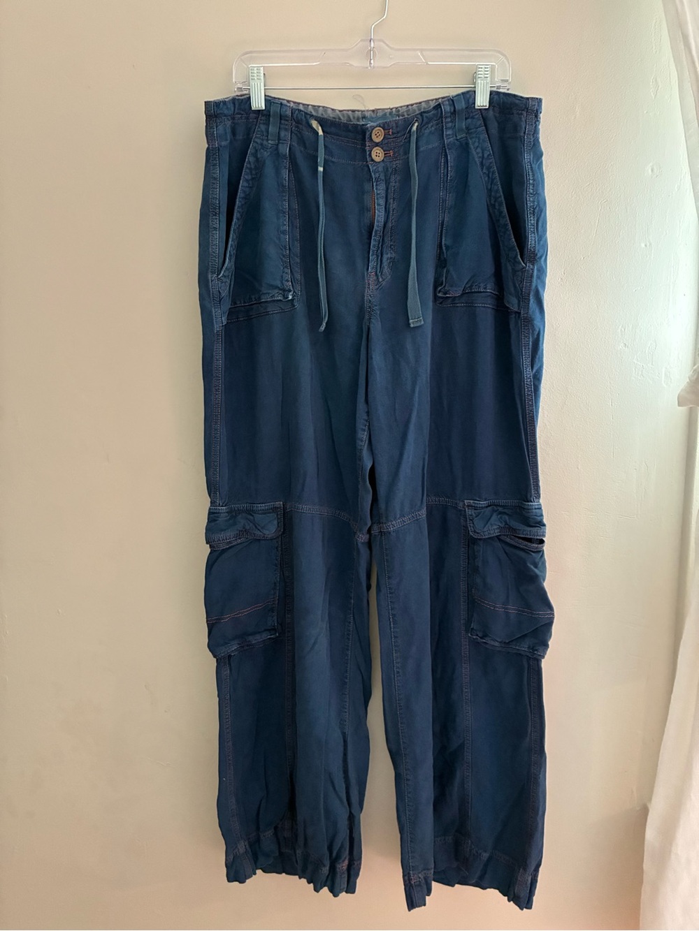 Pilcro Beach Cargo Wide Leg Pants